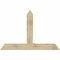Ekena Millwork Portland Rough Sawn Timber Gable Bracket, Douglas Fir, 60"W x 40"H x 6"D x 6"F, 16/12 Pitch GBW060X40X0606POR00RDF - alternate 1